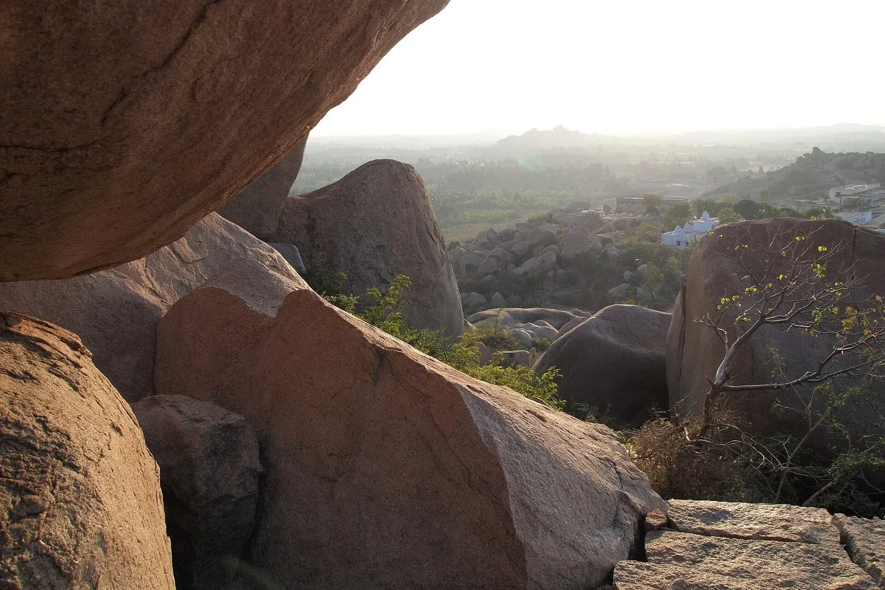 Hampi, India, Granite boulders on Matanga Hill