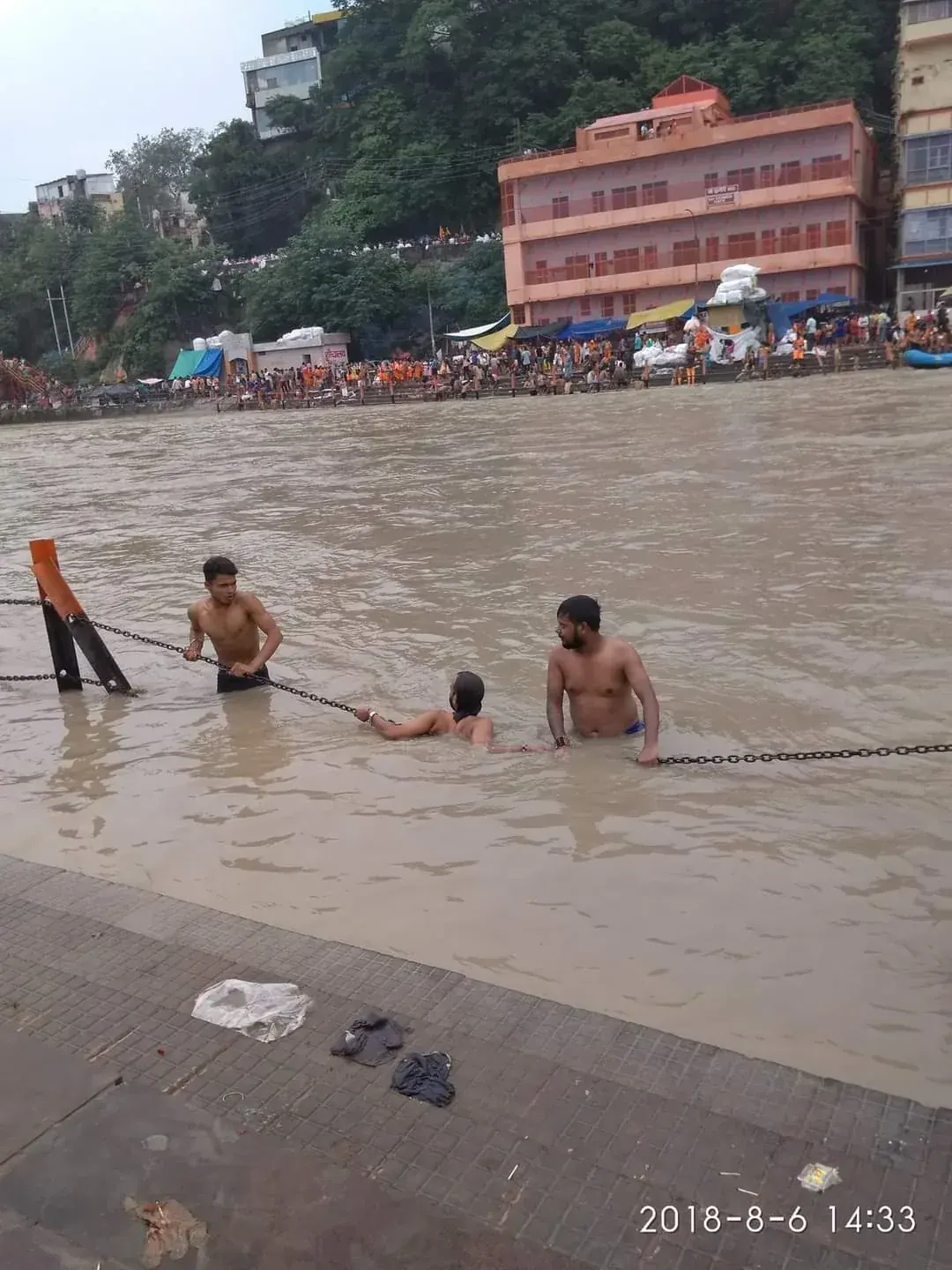 India HARIDWAR Kanwar Ganga River Bathing ( Snan)