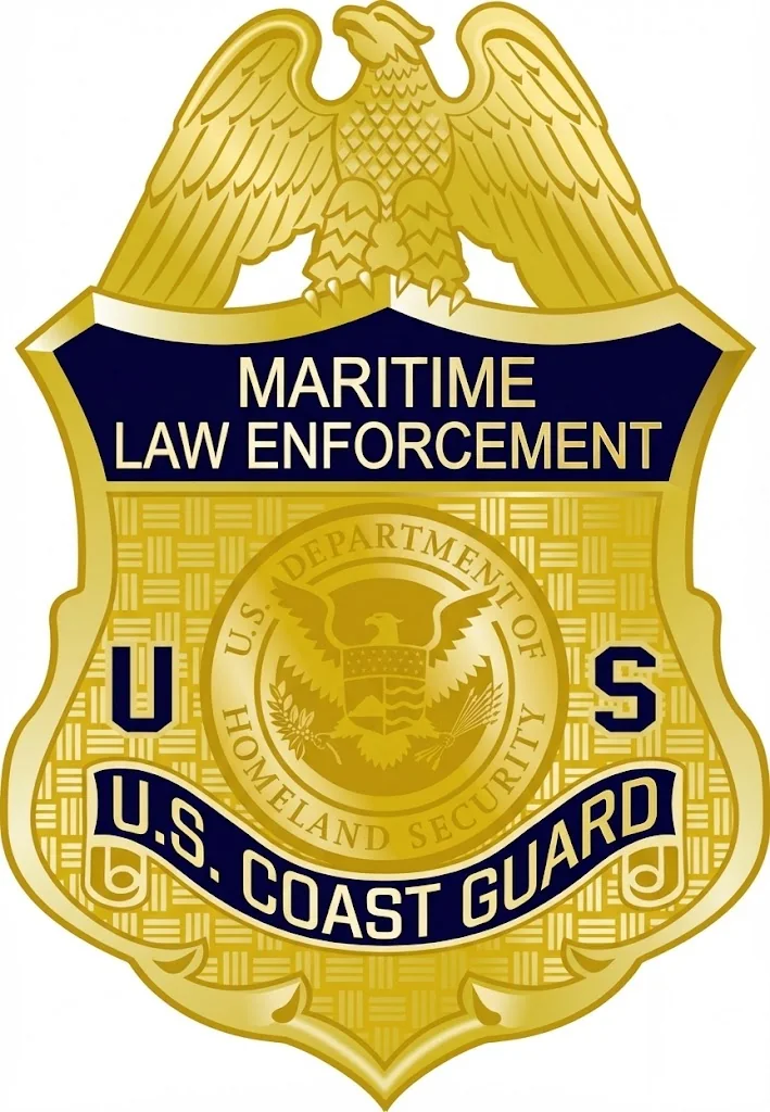 Badge of the United States Coast Guard Maritime Law Enforcement