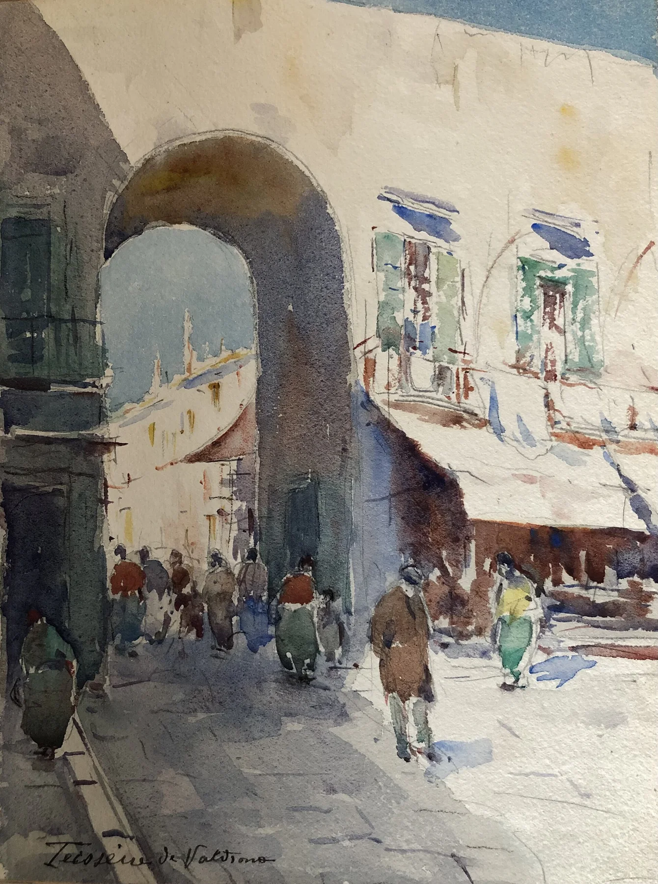 27. Nice Cours Saléya ( 18 x 24 ) -Ma.27-