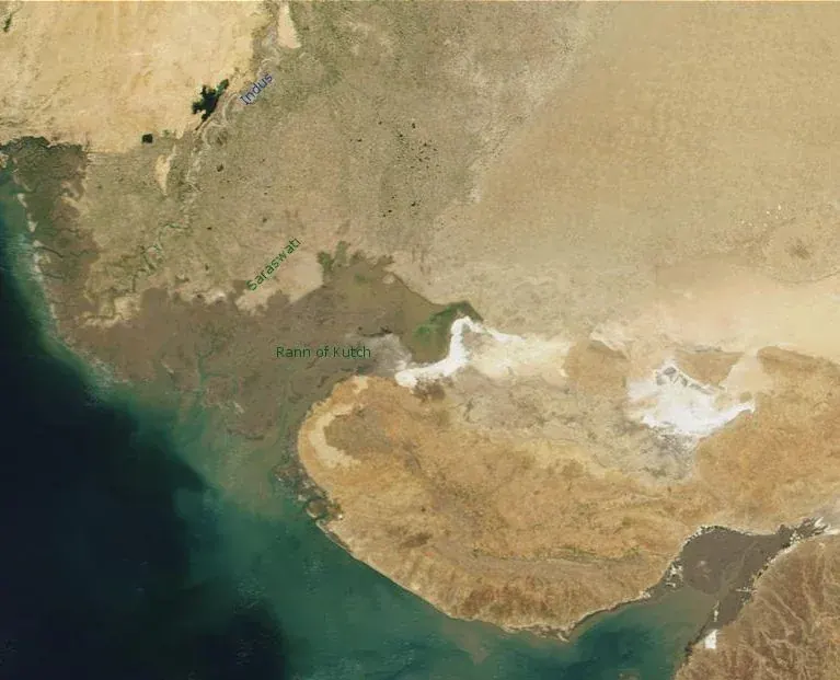 Gujarat (India)-satellite