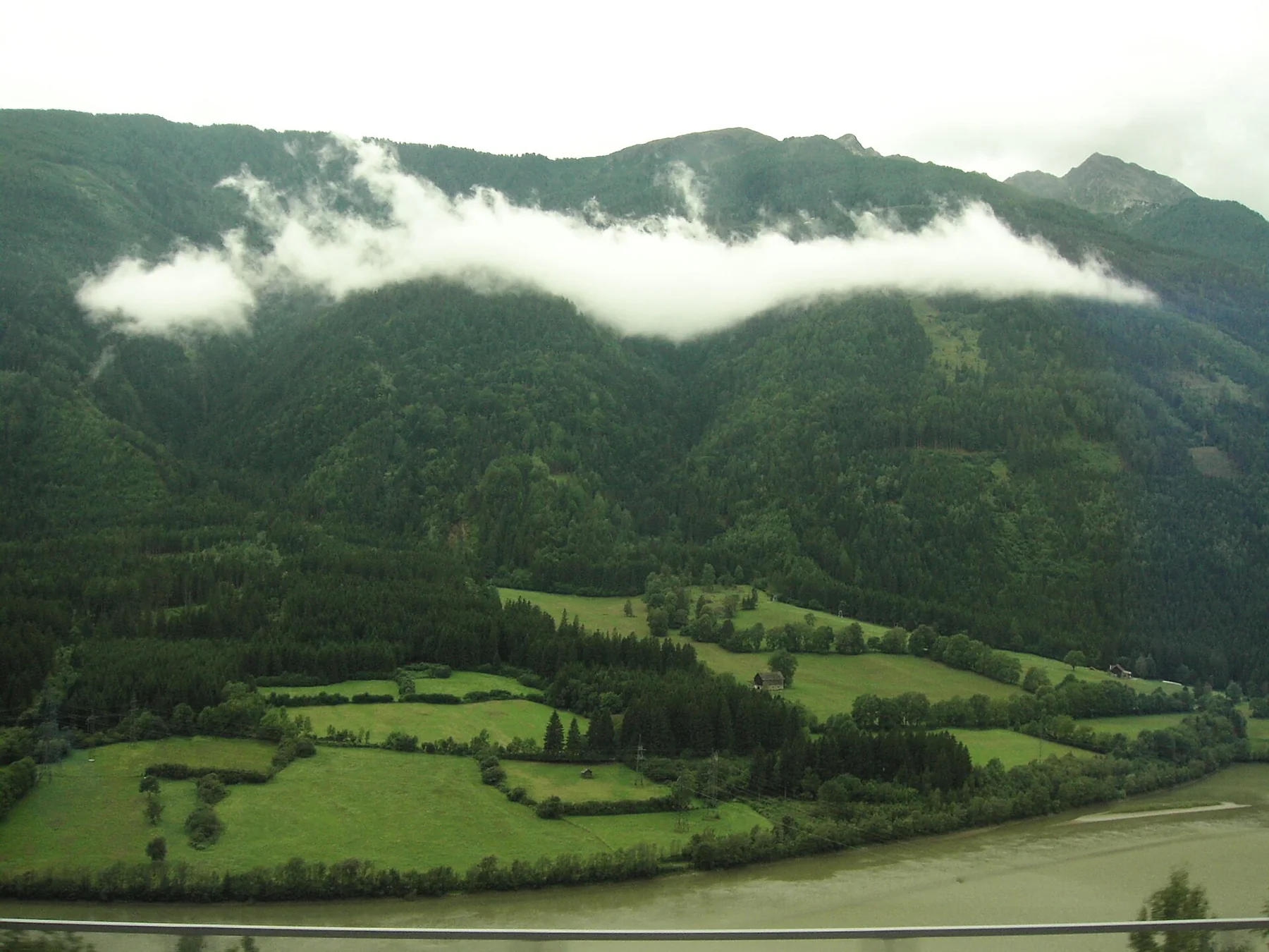 August 2006, View from train, from Zagreb to Salzburg 18
