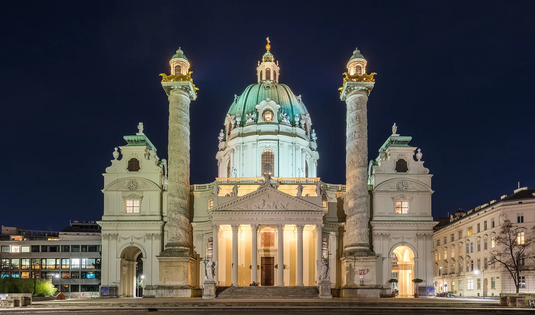 Iglesia de San Carlos Borromeo, Viena, Austria, 2020-01-31, DD 164-166 HDR