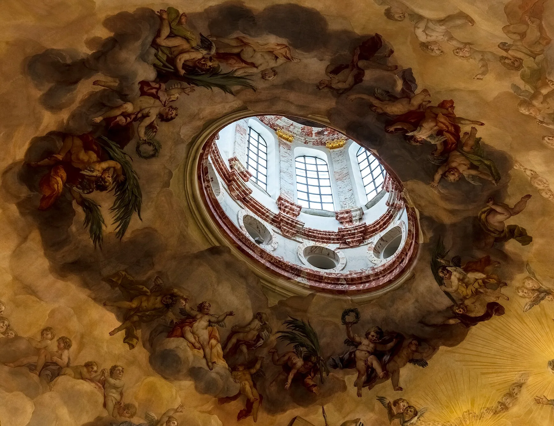 Iglesia de San Carlos Borromeo, Viena, Austria, 2020-01-31, DD 58-60 HDR